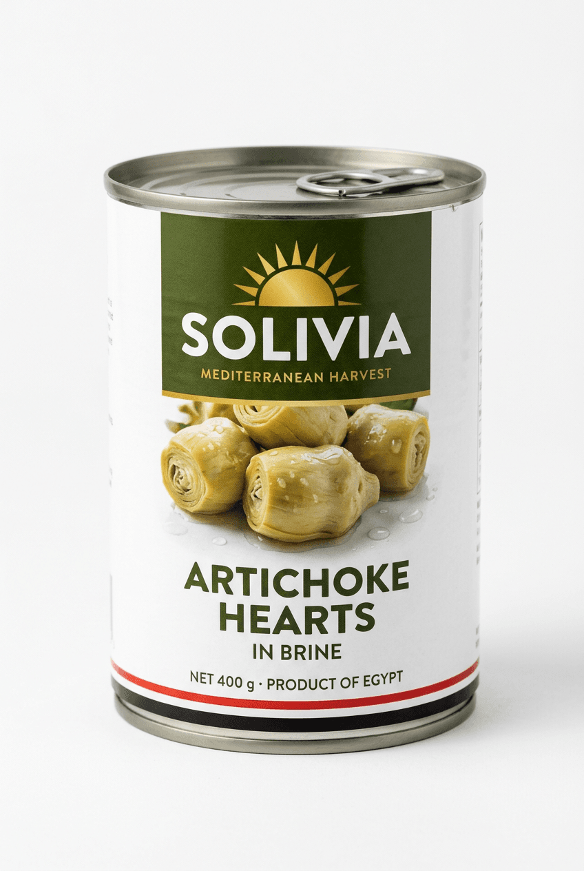 SOLIVIA Artichoke Hearts 400 g can